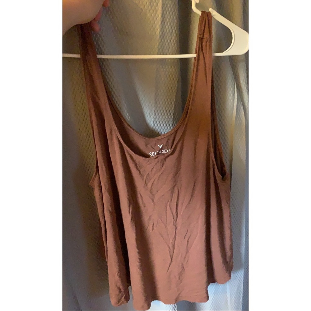 Brown AEO soft/sexy tank ✨